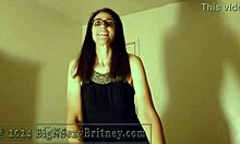 big sexy britney amateur milf sucks dick pro deepthroats cum 😍🍆💦