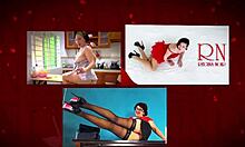 Heart pounding as college girl soaks baby bath, fingers shaved pussy deep scene 2