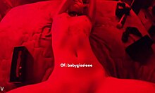 pov of babygiseleee cute tattooed teen licks squirts in bondage mess
