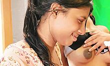 desi slut takes two monster cocks in wild shaved pussy threesome