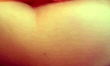 Wow, teen crams massive dildo deep inside!