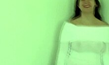 hey neighbor, check out this busty girl's huge natural tits up close