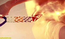 katty west teases her tight shaved pussy with toys underwater