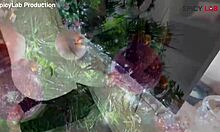 stepson, wanna spy your dad's girlfriend taking anal dp in threesome?