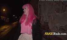 Think you can unlock and pound this pink-haired euro slut in public prague?