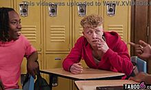 haley spades detention turns into wild anal dp gangbang pounding for this teen student