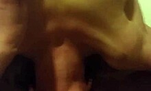 guy casually facefucks homemade amateur deepthroat on bed