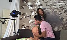 Behind The Scenes: French MILF Vittoria Devine Gets PUSSY POUNDED Doggystyle By Monster Cock!