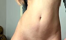 sexy teen maiskii moans hard fingering shaved pussy to orgasm