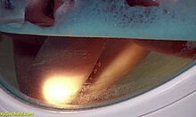 katty west teases her tight shaved pussy with toys underwater