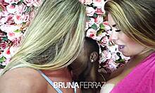bruna ferraz and cleo cadillac share huge black cock ecstasy