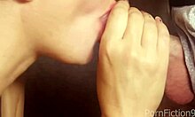 mina gives wincel sloppy blowjob n he cums hard in her mouth!!