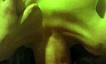 guy casually facefucks homemade amateur deepthroat on bed