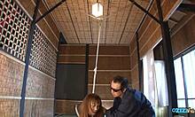 uhh innocent asian teen's uniform ripped for bondage hogtie creampie fuck...