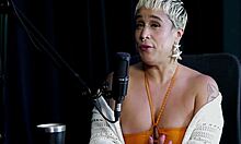 just joana dives into a wild naughty interview on porn cast brazil part 1 in sheer red