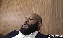 Maid bosses boss while cuckold husband watches part 1