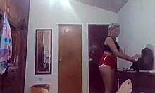 mi mejor amigo's novia comes from gym waits at my house i couldn't hold back we fucked before he arrived