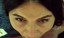 amateur brunette bombshell gia chains deepthroats and swallows every inch pov