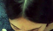 amateur brunette bombshell gia chains deepthroats and swallows every inch pov