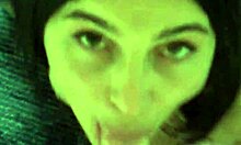 amateur brunette bombshell gia chains deepthroats and swallows every inch pov