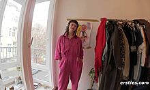 brunette tattooed solo close-up fingering hairy beaver pussy to intense orgasm with dildo