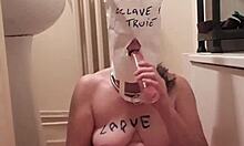 2025 humiliating self sessions as chained slave maid sucking in bondage stockings