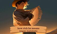 moaning loud over your sexy boyfriend's perfect big boobs erotic bliss