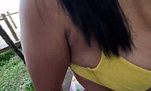 priscila and nicoly two sluts fuck public on beach 😈🏖️🌊