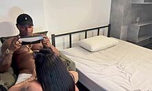 Muscular Black Bodybuilder Assfucks Fat Big Ass Slut