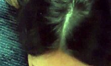 amateur brunette bombshell gia chains deepthroats and swallows every inch pov