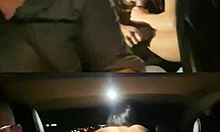 Uber Cuckold Wife Fucks Lover Backseat While Hubby Drives