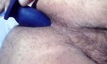 solo anal dildo assfucking stretches her tight amateur hole