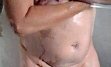Housewife's Steamy Shower Jerk-Off Invite Awaits!