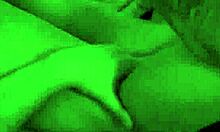 mystepdaughter lets stepdaddy grope her tits and deepthroat in bed like a good girl