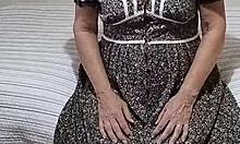 Hey innocent little ol me getting naughty homemade orgasms as housewife