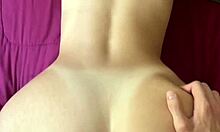 Bikini Girlfriend Rides Friend's Huge Cock Deep in Big Ass Bounce