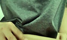 leaked 18+ latina gropes her huge natural tits horny