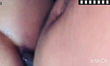 Colombian bride's tight ass filled with hot cum