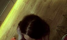 married couple roleplays at home with friends