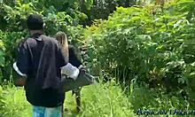 behind the scenes outdoor ebony big tits shoot explodes!