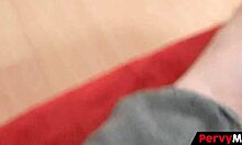 mommy's so wet watching stepson pound his girlfriend's pussy hard