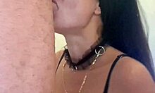 preview uh milf with glasses givin sloppy blowjob then huge cumshot in mouth