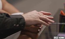 Horny Ebony Babe Rough Threesome Fucked By Monster Cocks