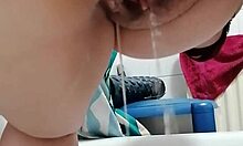 Girlfriend Explodes Piss Blast Doggystyle From Behind!