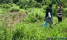 behind the scenes outdoor ebony big tits shoot explodes!