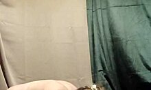 french housewife bound in stockings endures humiliating self uro session with belt whips