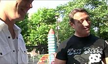 Asian Teen Whore Double Penetrated Anal by Two Big Cocks