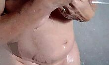 Housewife's Steamy Shower Jerk-Off Invite Awaits!