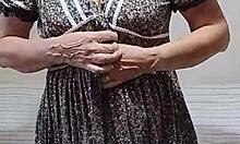 Hey innocent little ol me getting naughty homemade orgasms as housewife