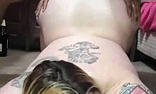 Blanquita bends over for anal then plays with her dildo